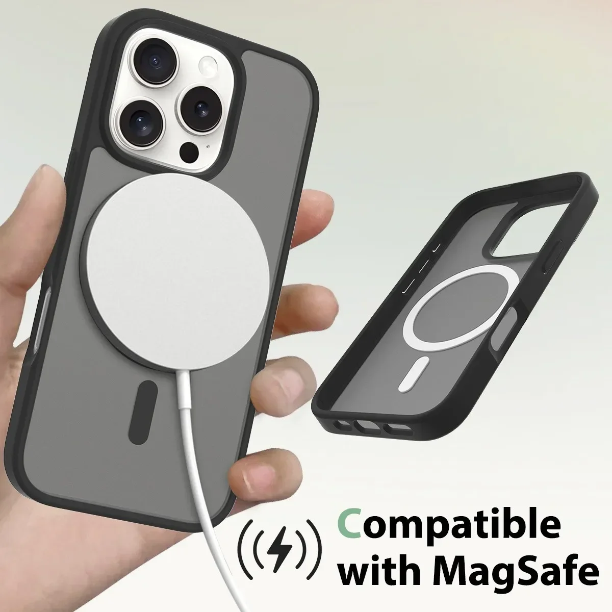 Matte Magnetic Wireless Charging Magsafe Case for iPhone 17 16 15 14 13 12 11 Pro Max IPhone 17 Air Shockproof Back Covers
