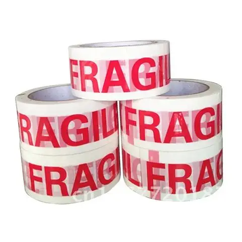 

Safety Red Fragile Adhesive Warning Tapes 66 Meters Roll DIY Sticker for Goods Packing Accessories