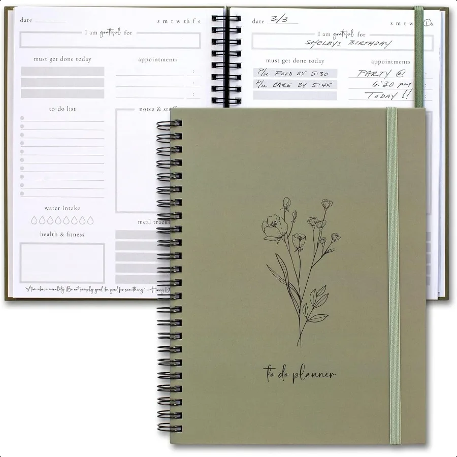

Beautiful To Do List Notebook Aesthetic Daily Planner to Easily Organize Your Tasks And Boost Productivity Stylish Undated Plan