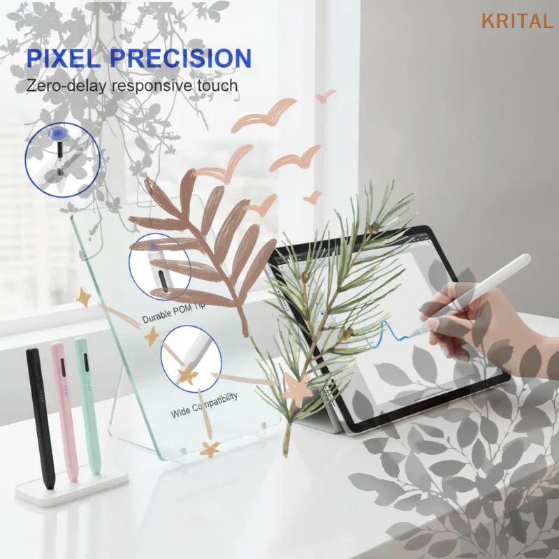 Universal Stylus Pen High Precision: Tip Wide Compatibility Drawing Notes Tablets Phones