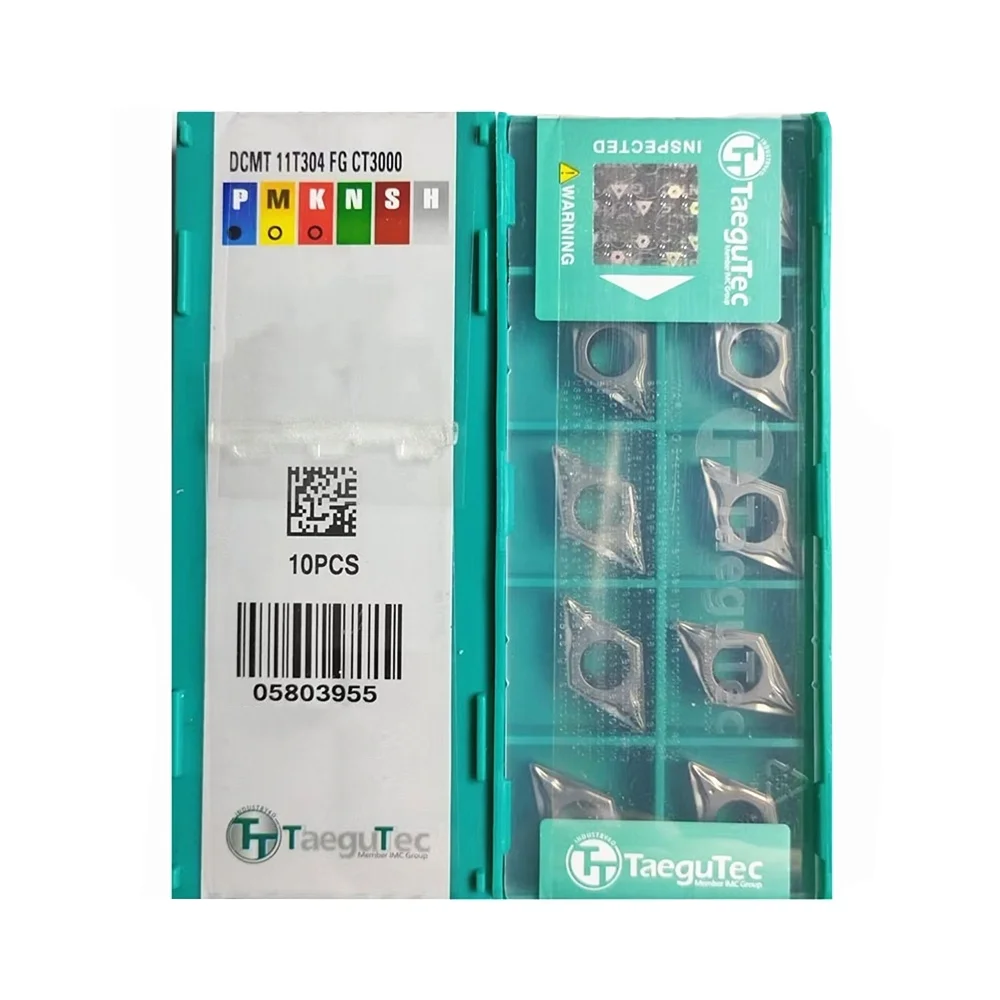 DCMT070204 DCMT11T304 MT/FG CT3000 Cermet Insert Internal Turning Tool High Quality Turning Insert Steel Processing Cutting Tool