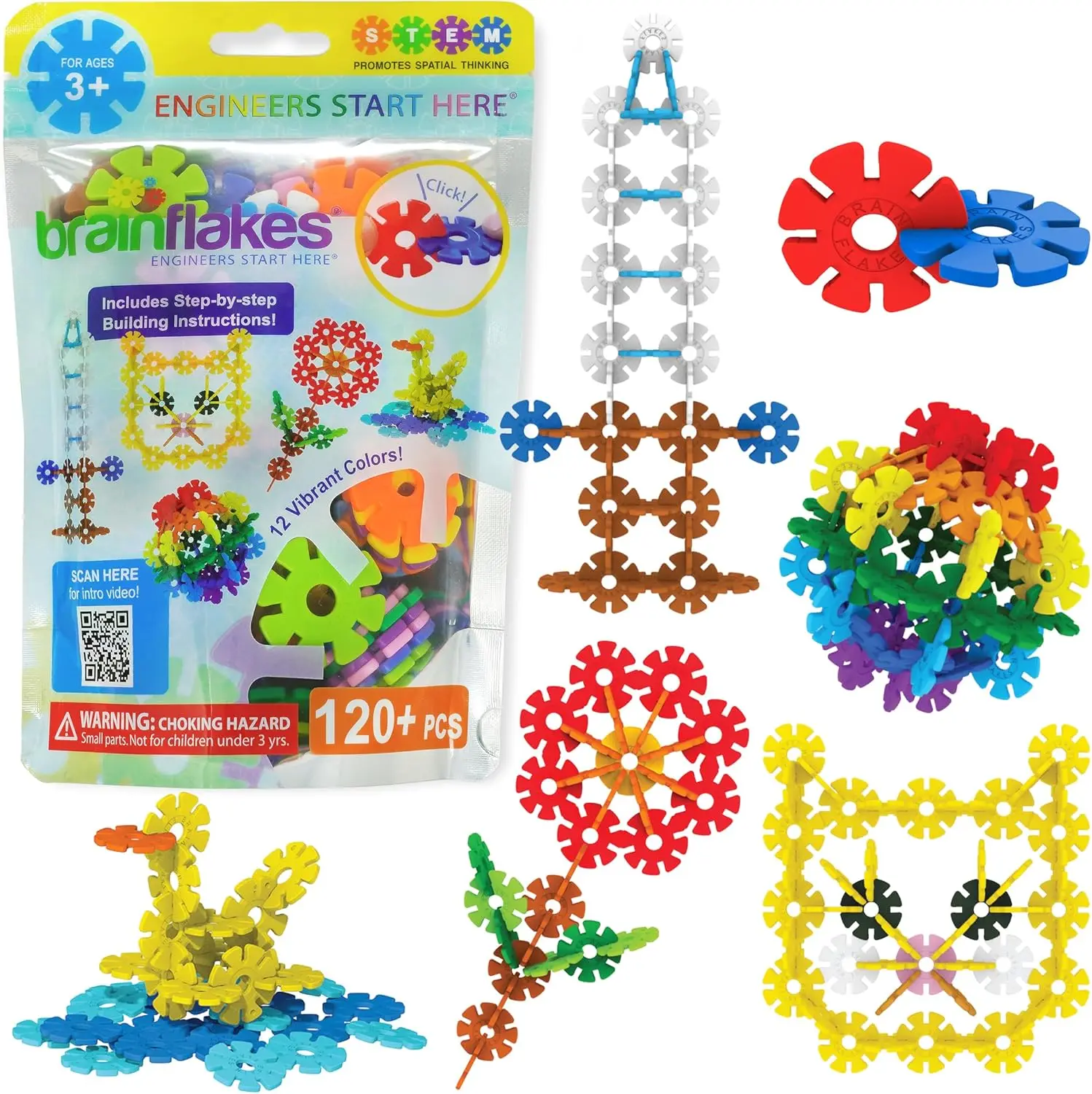 

Starter Set Multicolor (12 Colors) - 120 Pieces - Resealable Pouch