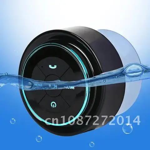 Speaker Bluetooth Wireless With Radio Waterproof Car Bathroom Office Beach Stereo Music Absorbable Loudspeaker For iPhone 12