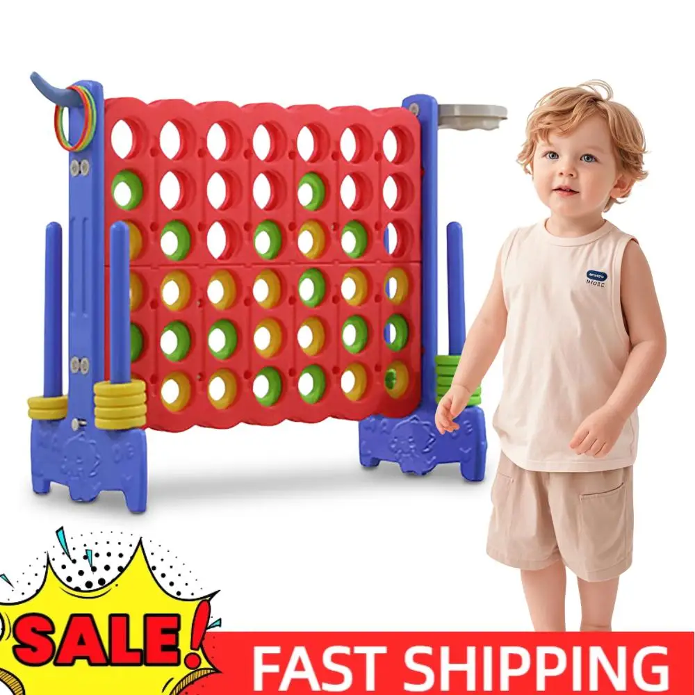 

Гигантская игра «Соедини 4 в ряд» (4-to-Score) 34.65x33.07 дюйма, большой набор для игры в помещении и на улице