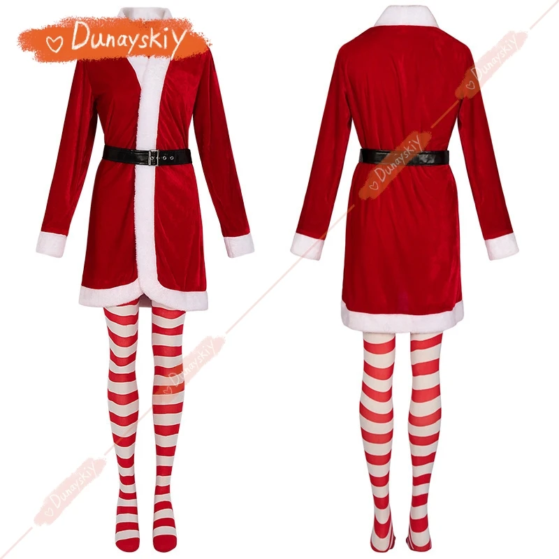 Buddy Elf Costume Christmas Costume Set With Pant Jacket Shoes Hat Belt Easy Cleaning Breathable Christmas Cosplay Party Outfits