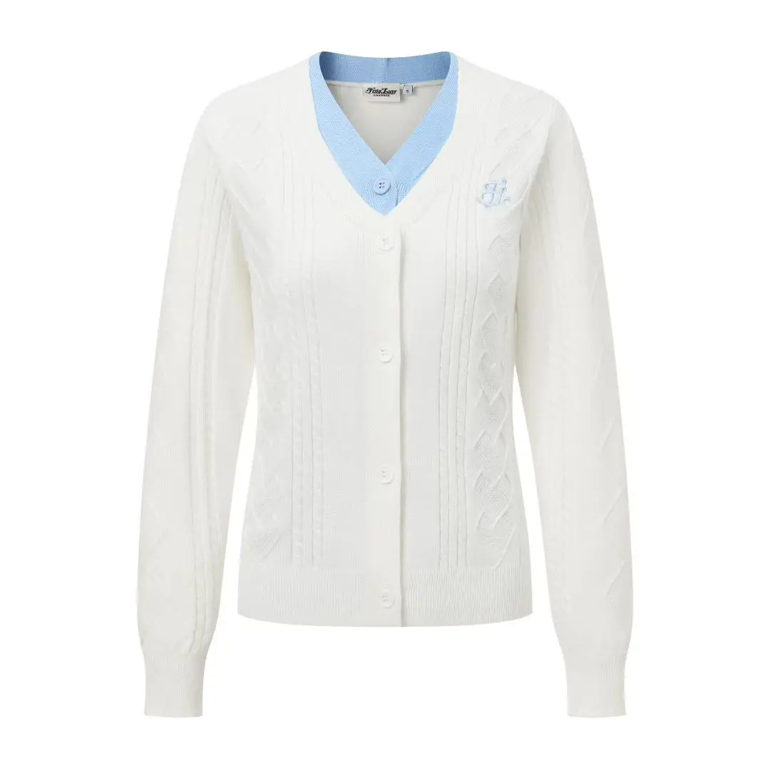 

Women's Golf Sweater Cardigan Jacket New Fashionable Versatile Casual Sports Jacket Knitwear