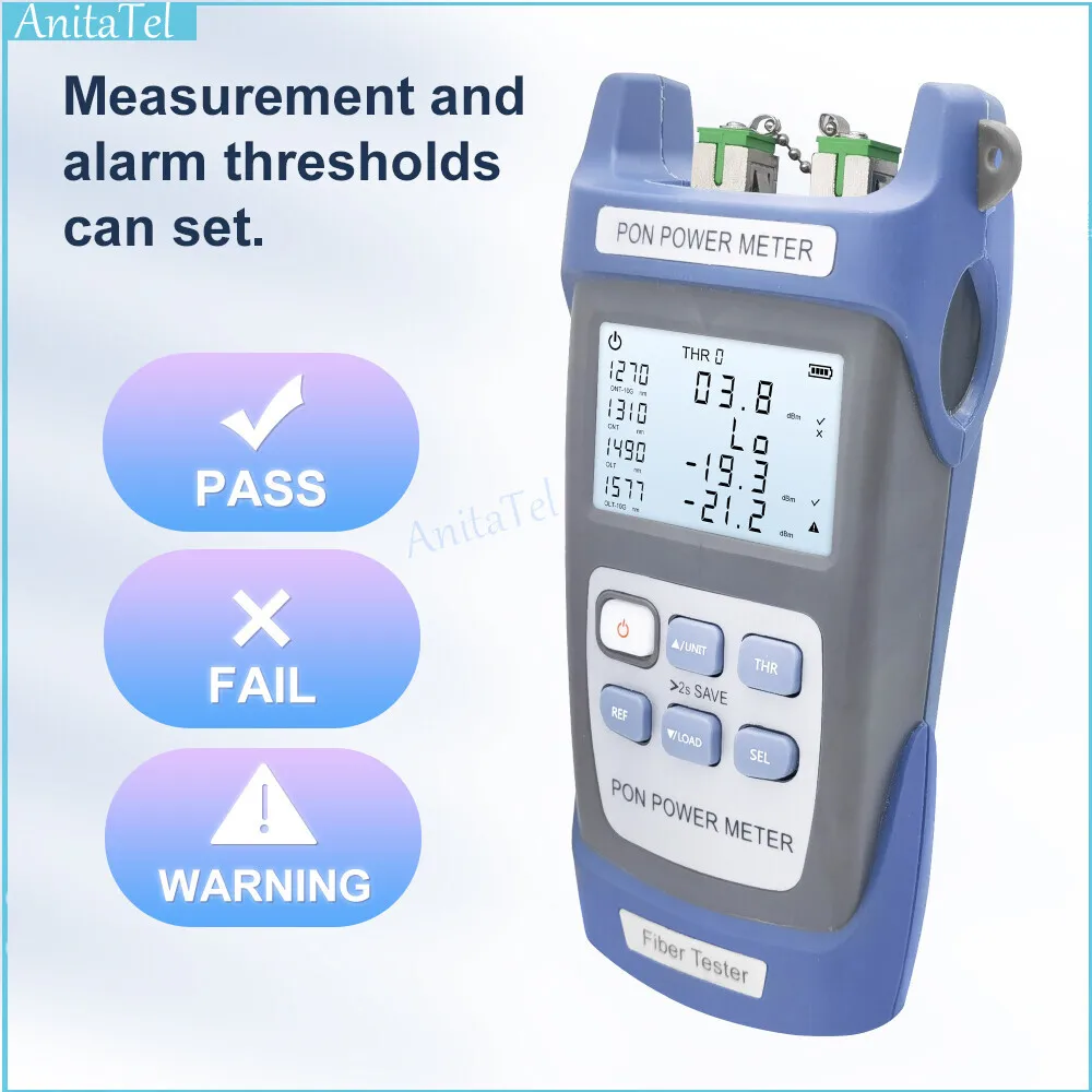 TM581 10G PON Power Meter XGS Optical Tester EPON GPON 10GEPON XGPON