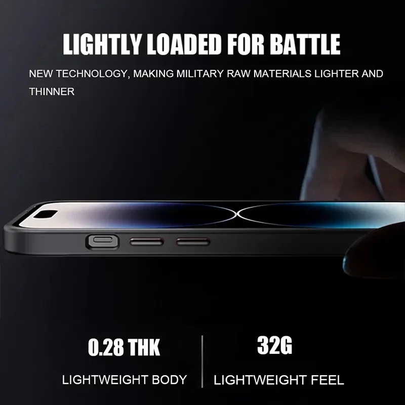 Magnetic Wireless Charge Translucent Matte Case For iPhone 15 14 13 12 Pro Max Plus Magsafe Full Lens Protector Hard Back Cover