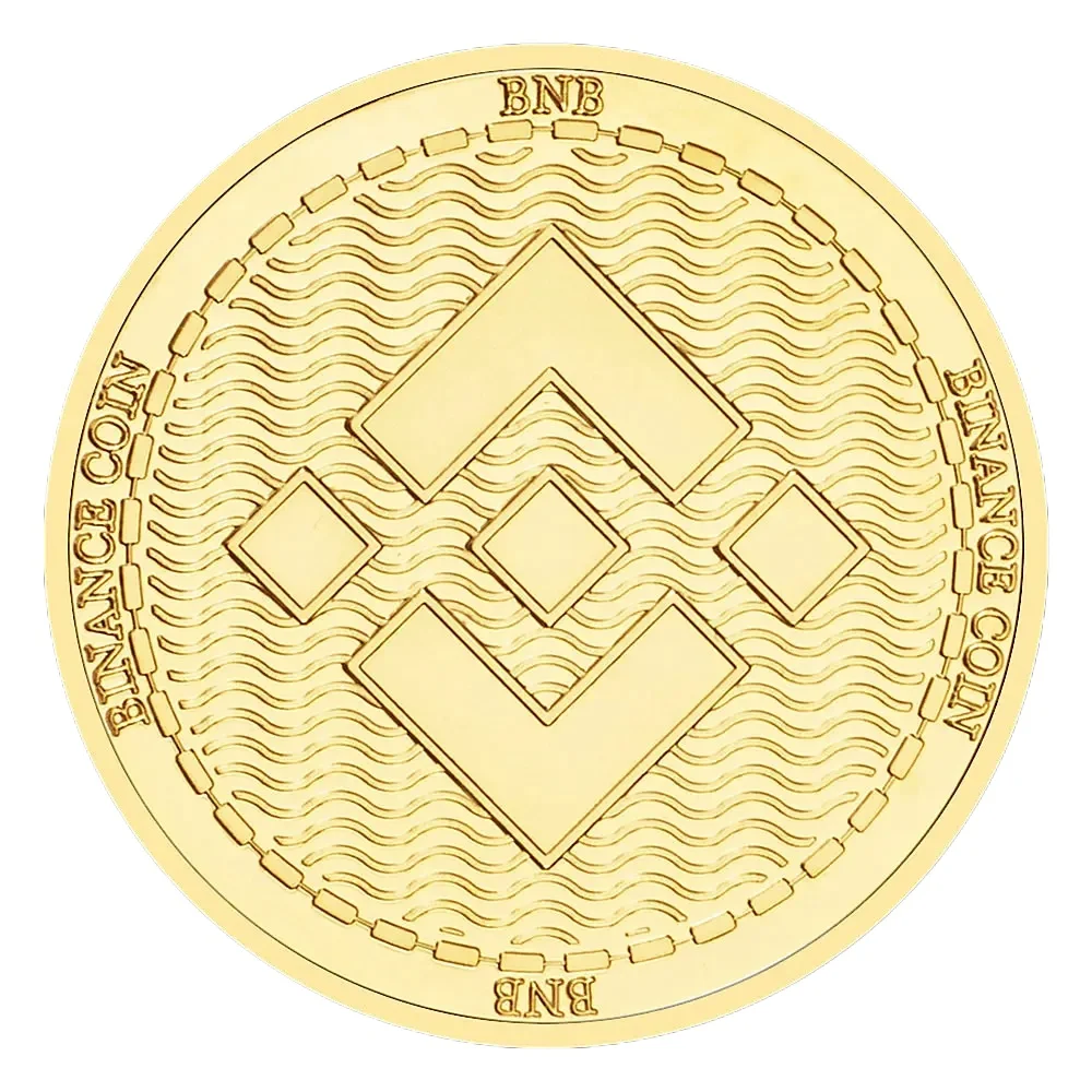 BNB العملة المشفرة المعدنية المادية BNB Binance تذكارية عملة الفضة الذهبي مطلي عملات تذكارية تحصيل هدية #1