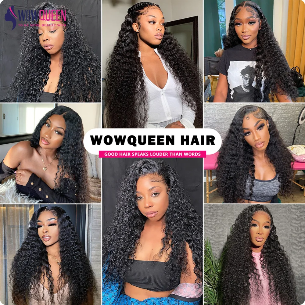 Water Wave Wigs Human Hair Invisible Lace Frontal Wig Glueless Wig Human Hair Ready To Wear And Go Wigs Curly Wigs For Women