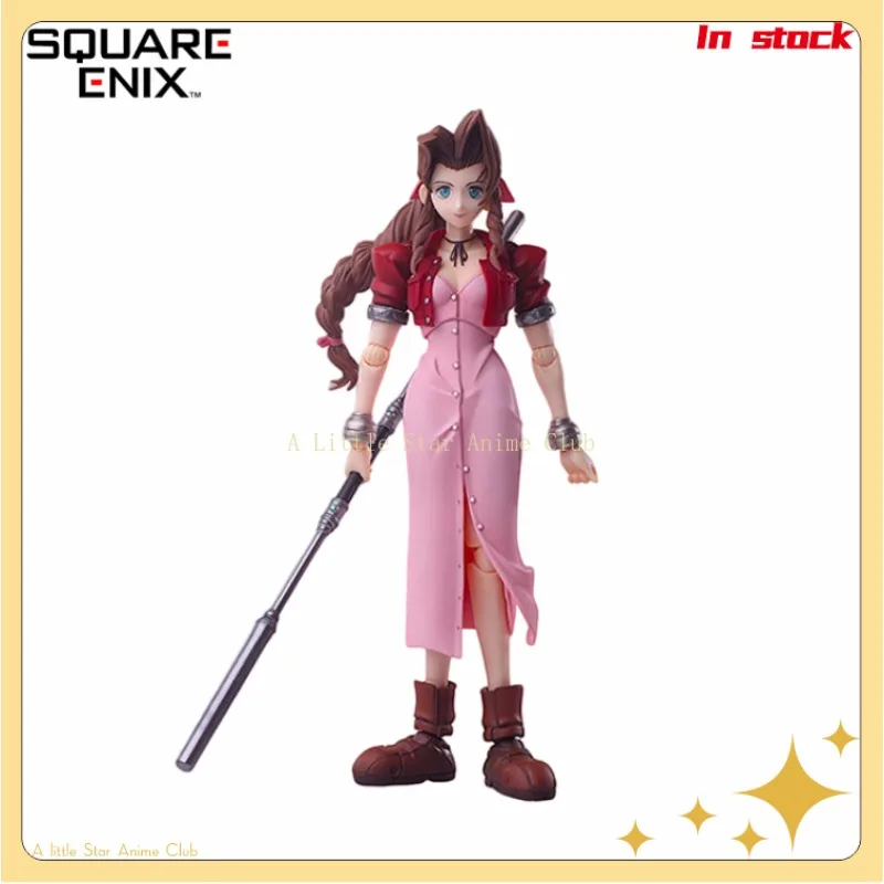 In Stock Original SE FINAL FANTA 7 BRING ARTS Aerith Gainsborough Action Figure Model Ornament Collection Toy