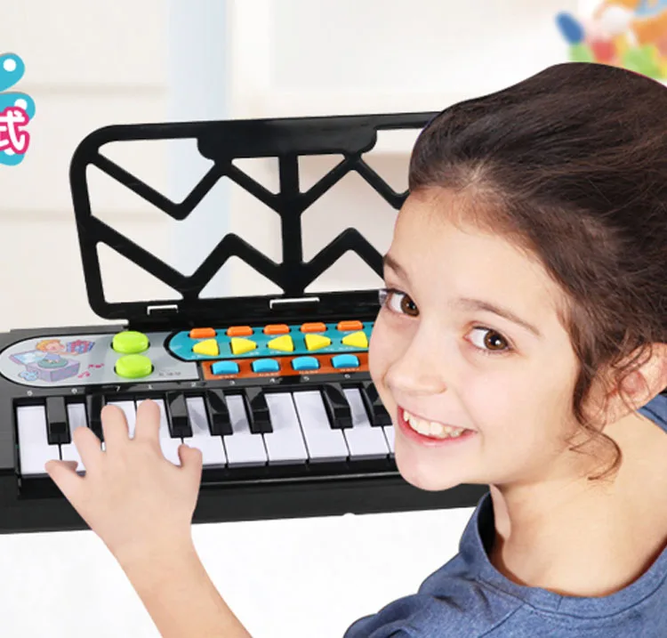 Multi-Functionออร์แกนอิเล็กทรอนิกส์ของเล่นเด็กปริศนาการศึกษา 32 คีย์สามารถเล่นเปียโนเพลงการสอนเปียโน 2021