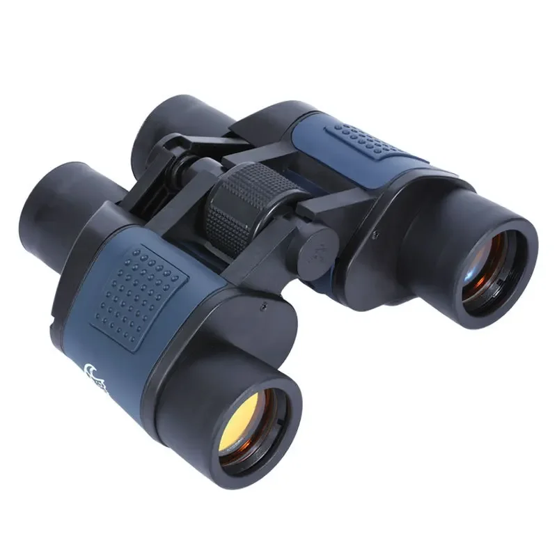 60x60 Binoculars with Coordinates, Low Light Night Vision, High Magnification, High-definition, Red Film Outdoor Telescope