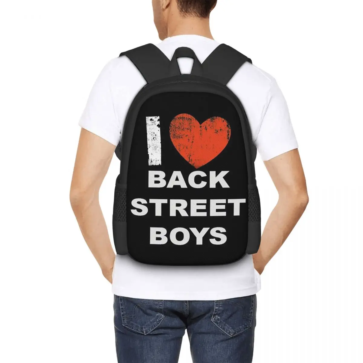 

Backstreet Boys Music Group Student Backpack School Bag Hiking Travel Daypack for Men Women Fashion Bookbag Shoulder Bags