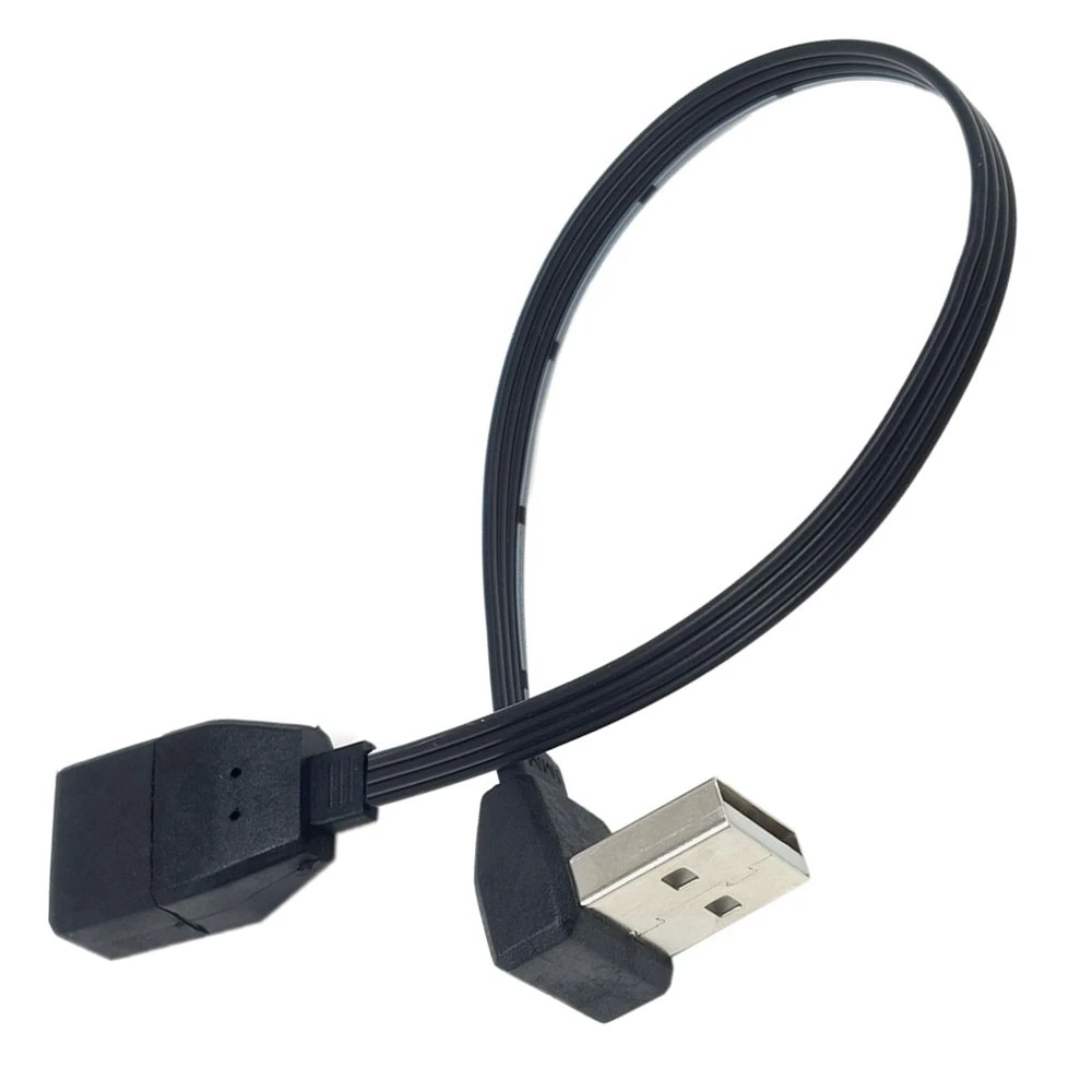 5cm 50cm USB 2,0 A Stecker auf Weibliche 90 Abgewinkelt Verlängerung Adapter kabel USB 2,0 männlich zu weiblich rechts/links/unt