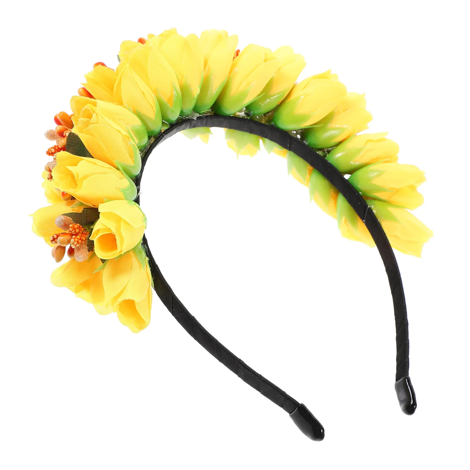 

Tulip Headband Tea Party Accessories for Women Fascinator Headpiece Floral Hair Baby Headbands Fairy Crown Maternity Flower