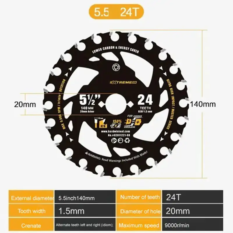 Energy Saving Lithium Saw Blades Energy Efficient Lithium Wood Cutting Saw Blades Woodworking Carpentry Specific Alloy Tools