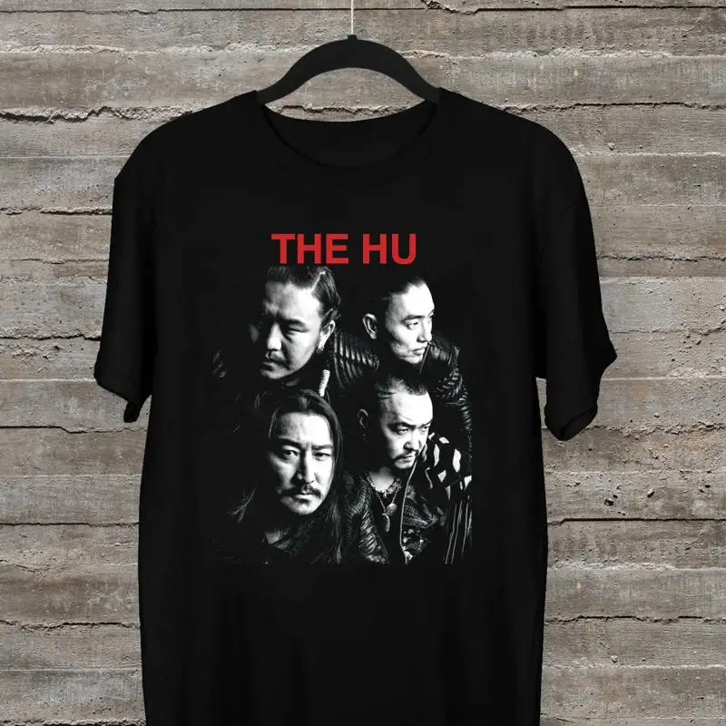Nueva camiseta The Hu Band Member, negra, todas las tallas, S 5XL, para fanáticos, AS01