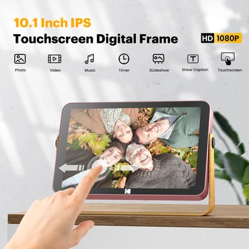 Kodak 10 inch WiFi Digital Picture Frame Built-in Battery 1280*800 IPS Touch Screen 16GB Storage Instant Wireless Sharing Photo