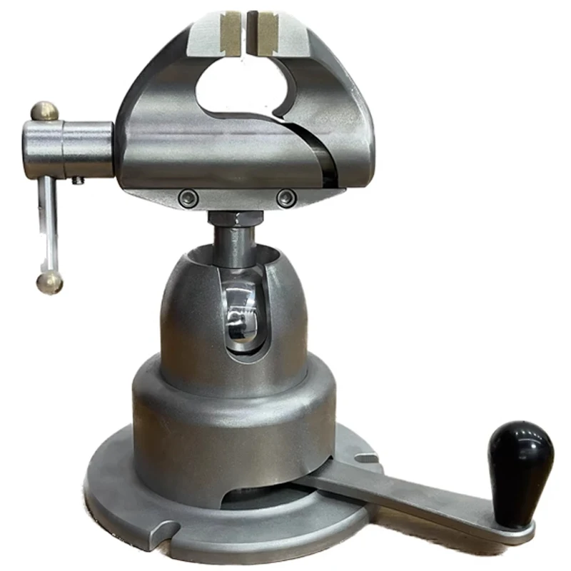 Portable universal bench vise 2-inch power arm 304 stainless steel universal small bench vise high-precision fixed clamp