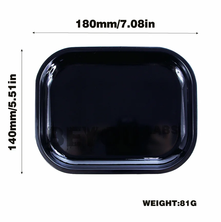 Rolling Tray Tobacco Cigarette Paper Accessories Trays Magnetic Lid Set Smoking Grinder Storage Metal Plate Customize 18x14CM