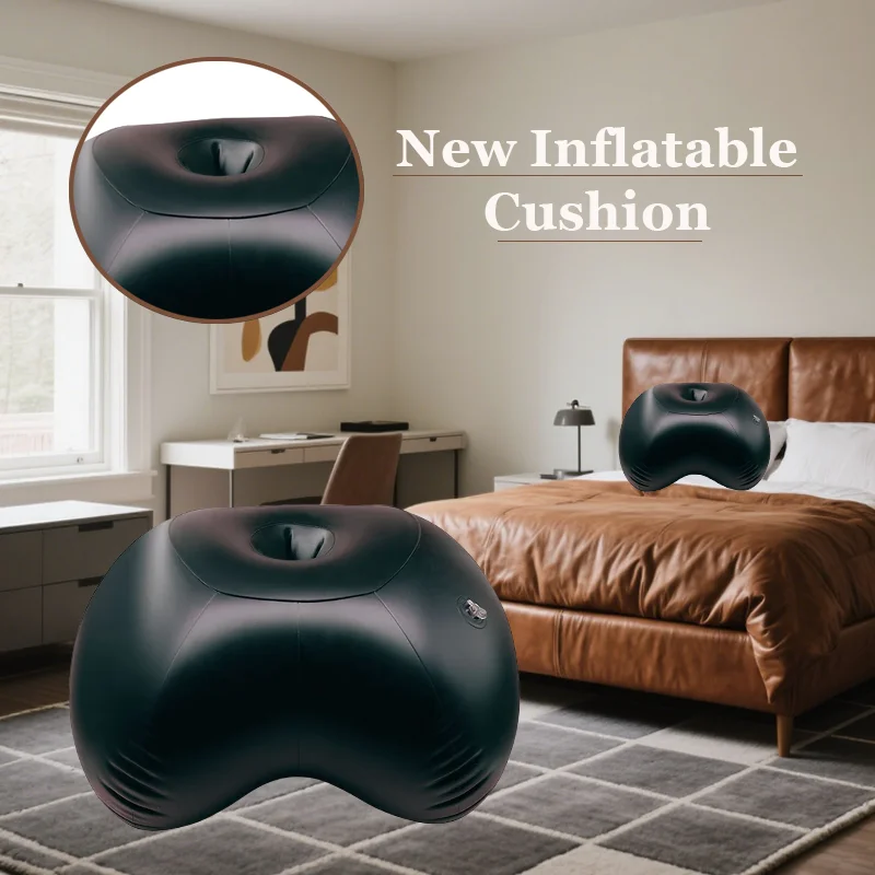 Inflatable Lazy Sofa Outdoor Portable Folding Lazy Chair Inflatable Sofa Furniture Camping Beach Equipped with An Inflation Pump