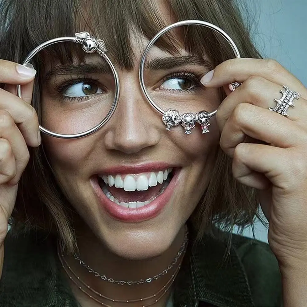 مناسبة لأساور DlY الأصلية، هدايا عصرية للنساء، عرض ساخن 100% 925 قلادة من الفضة الإسترليني ديزني هاري بوتر