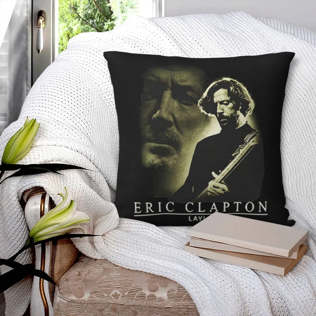 Eric Clapton Layla Classic Normal Text Pillowcase Cushion Kid Pillowcase Cushion Home Decor Customizable