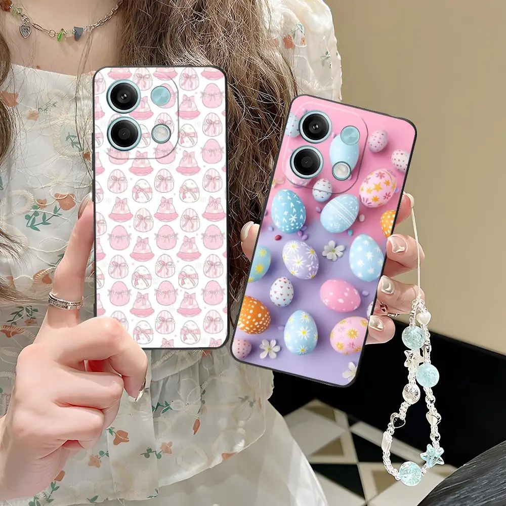 

Подарочный чехол для мобильного телефона с пасхальными яйцами для POCO M7 M6 M5 M4 M3 X7 X6 X5 X4 X3 Pro GT 5G с цветной печатью, чехол для смартфона, мобильных телефонов