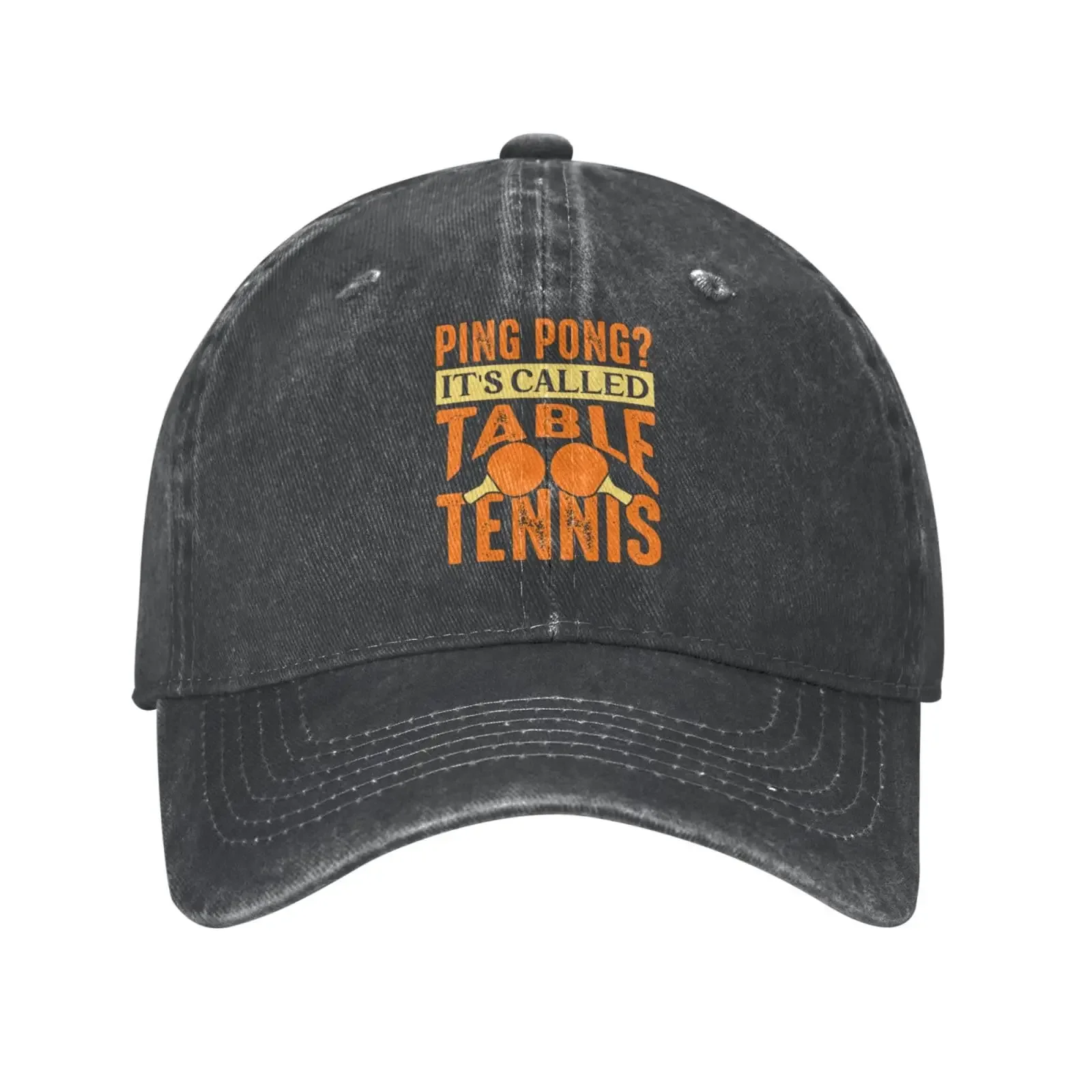 Ping Pong It's Calls Table Tennis Retro Baseball Cap for Women Men Trucker Hat Dad Hats