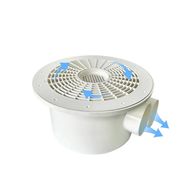 

4 inch double bottom drainage outlet circulating culture system accessories drainage system physical filtration