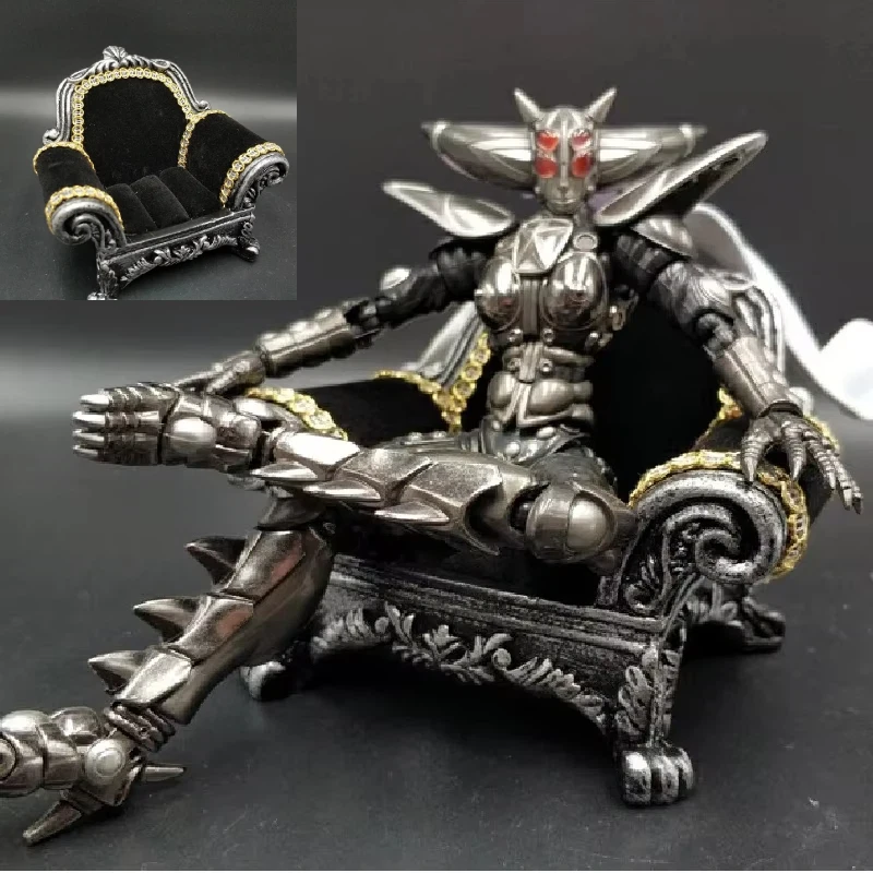 Hot Sofa Black Flocked Vintage Miniature 1 12 Scale For 6 Inch Action Figure Figma Shf Ob11 Dollhouse Model Scene Accessory