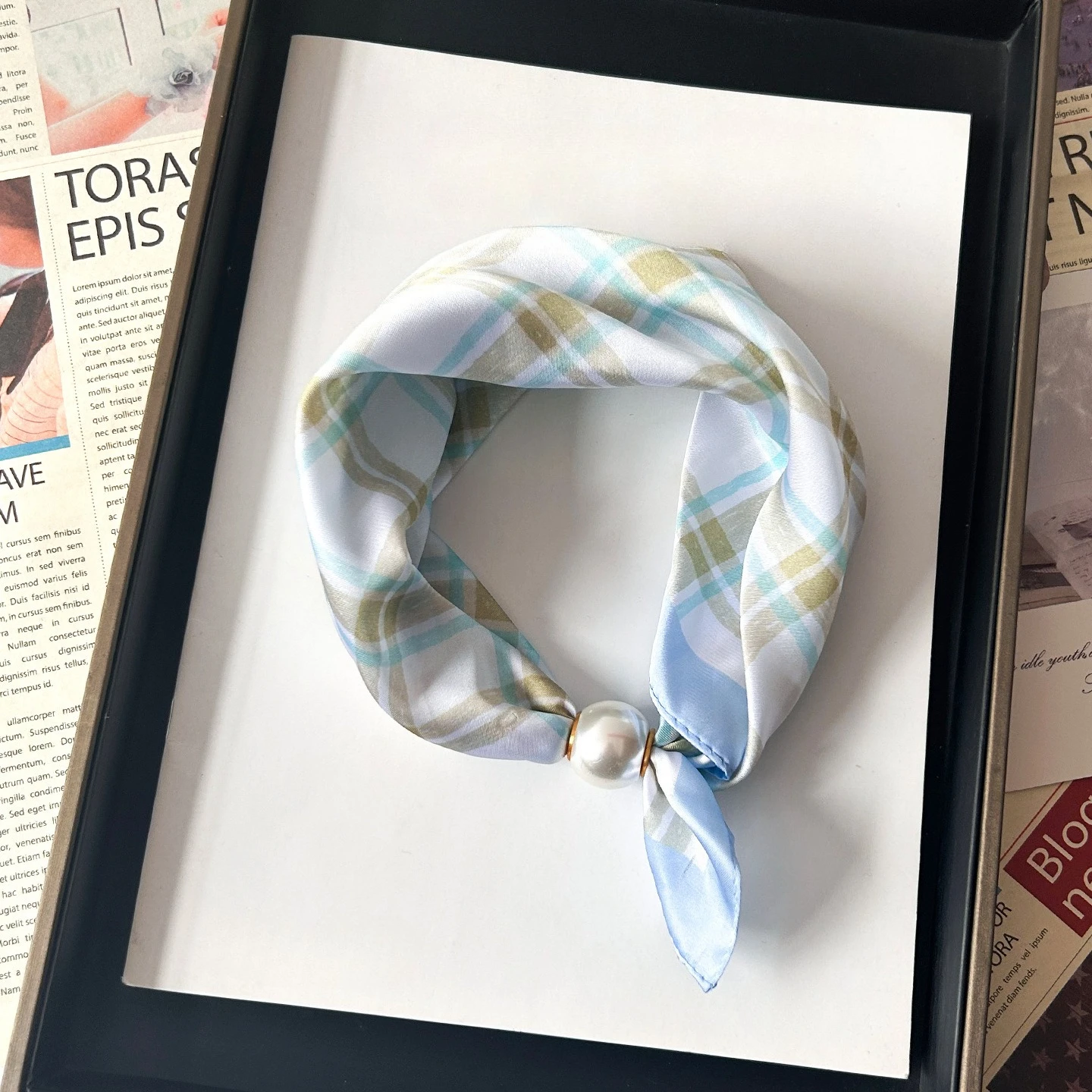 Luksusowa jedwabna apaszka z m – Scarf Silk Square recenzja i cena