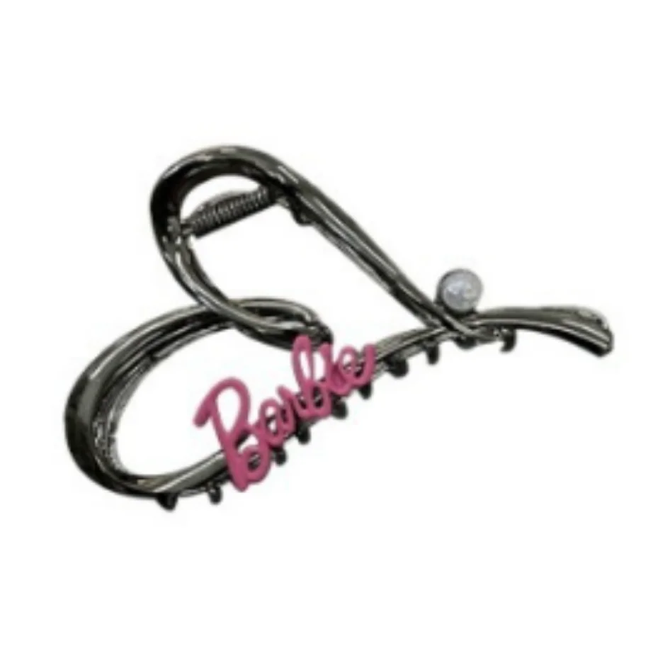 Metal Heart Shape Hair Clip Hair Grabbing Temperament High End Feeling Shark Clip Internet Famous New Hair Accessories