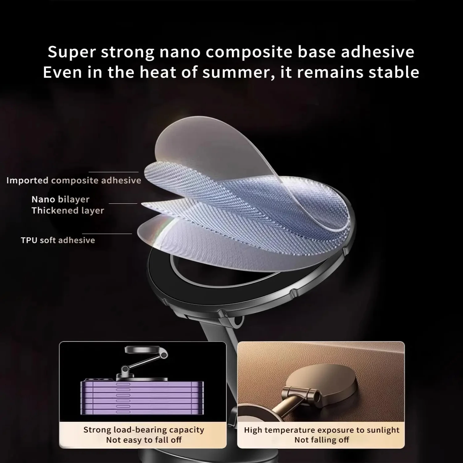 Supporto per auto, supporto per telefono da cruscotto per auto, supporto per telefono per auto per parabrezza 15/14/13