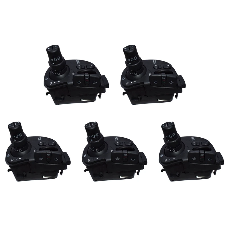 

5X Windscreen Wiper Control Switch Wiper Switch Stalk Steering For Renault Clio MK3 Kangoo Modus 7701060097 7701057096