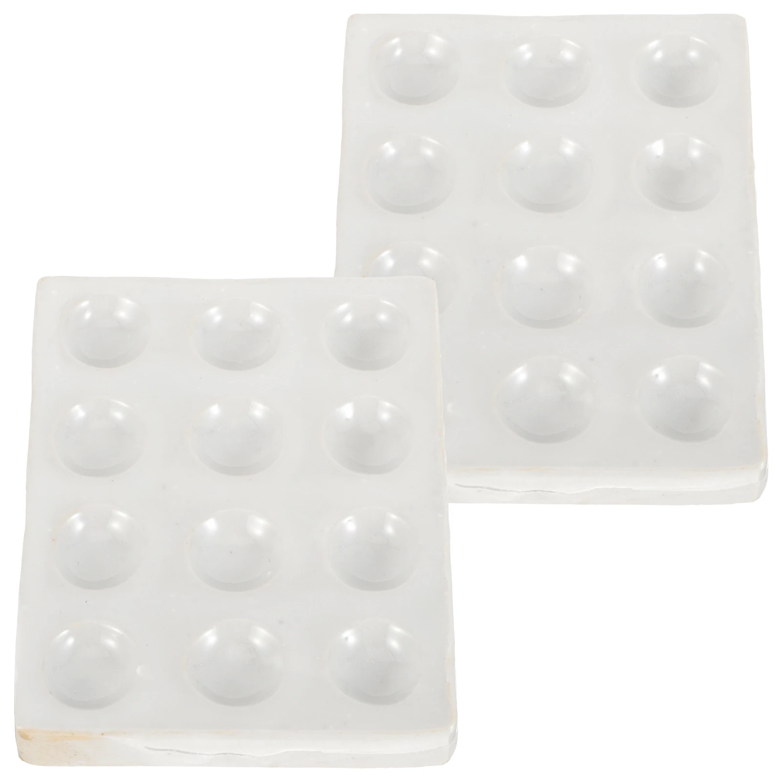 

2 Pcs Experiment Reaction Plate Shade Guide Lab Spot Portable Porcelain Ceramics