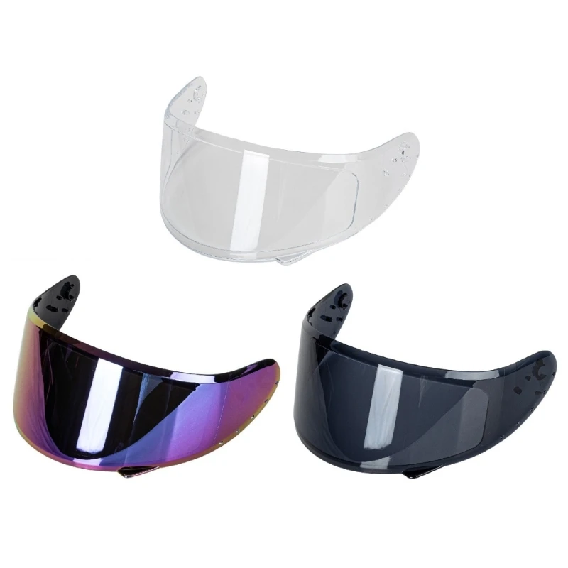 

Motorcycles Helmet Visor Lens Windshield Replacements for QIKE QK111 Durable Helmet Lens Shield UV Protections F1CF