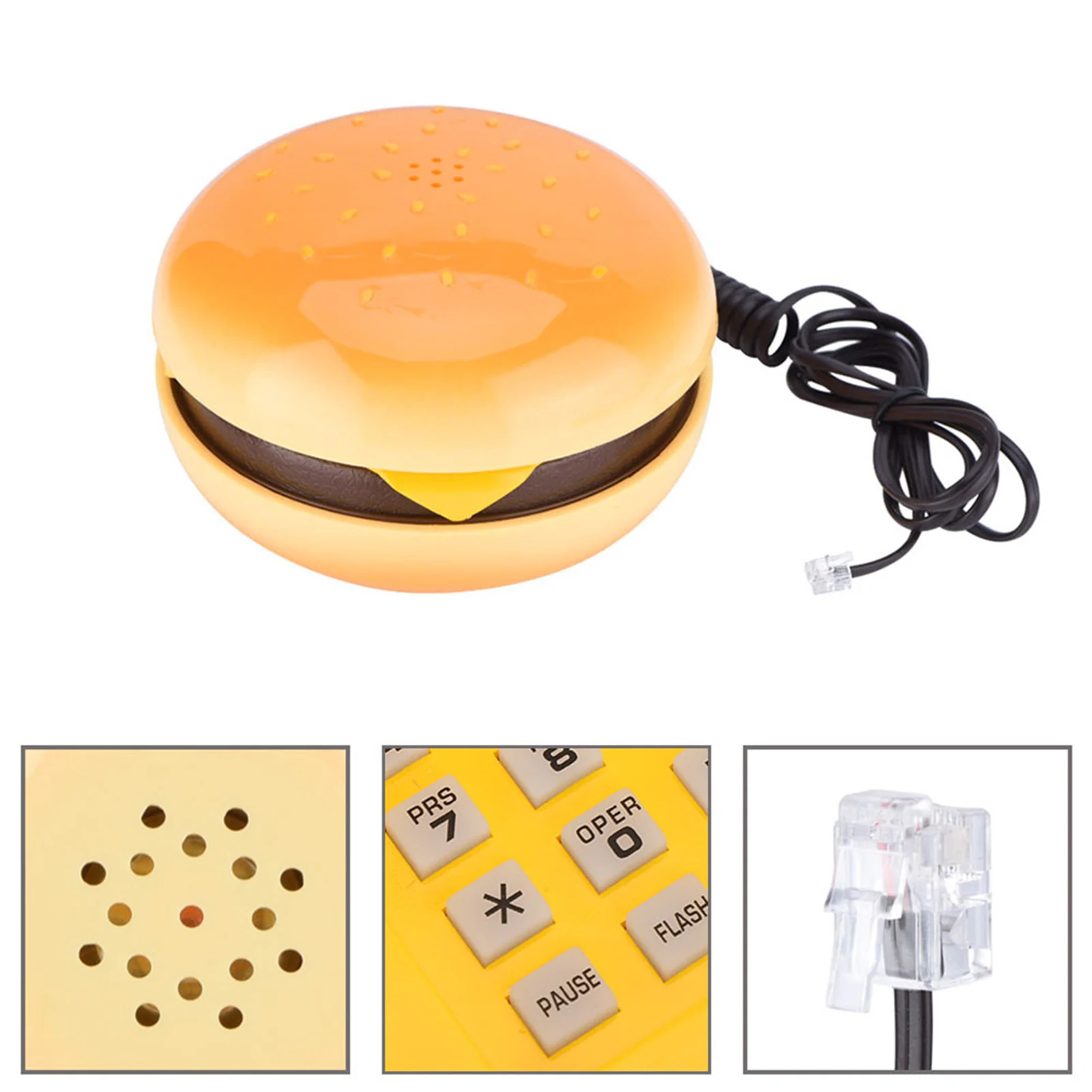 Novelty Emulational Hamburger Telephone, Unique Home Decoration