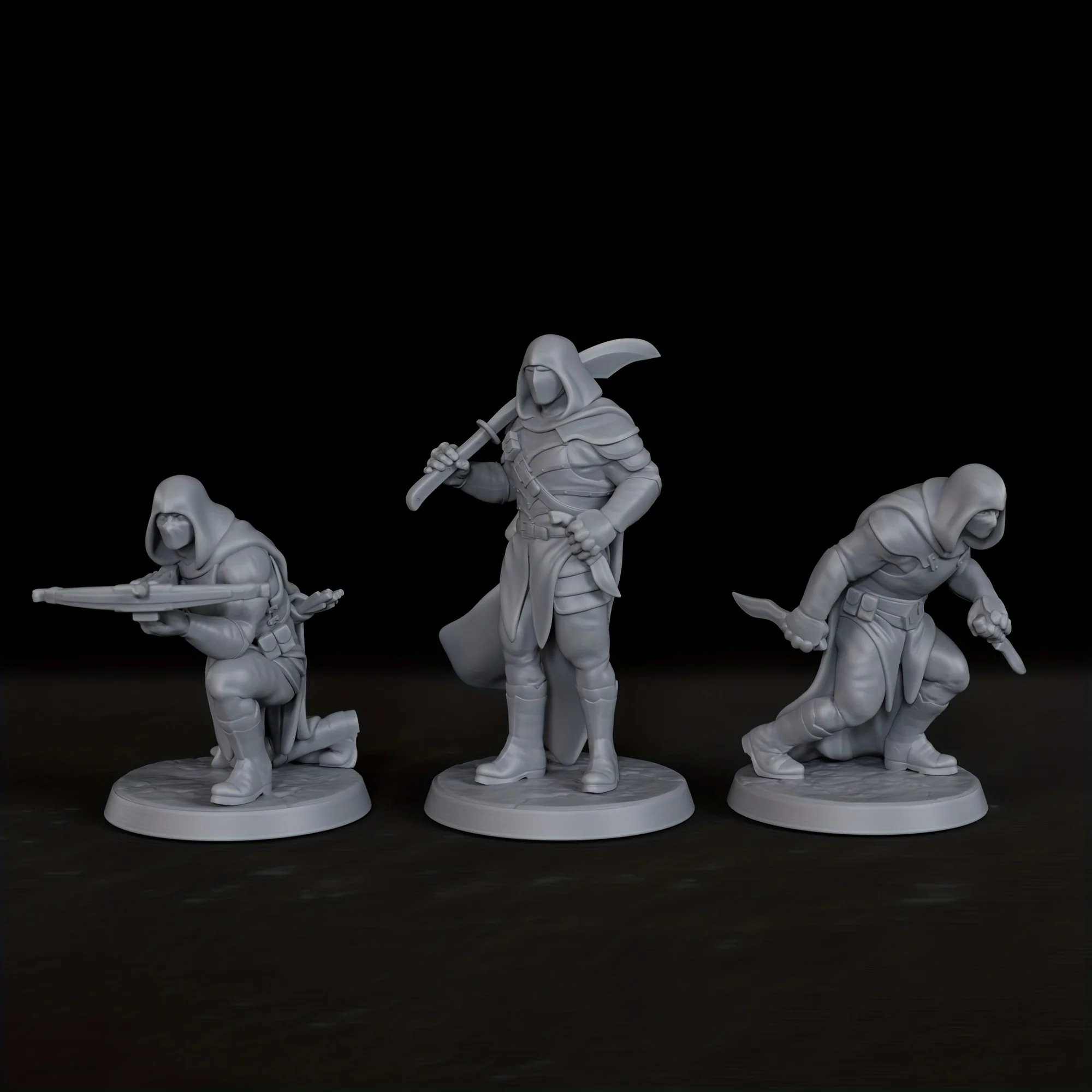 3-pecas-de-miniaturas-rpg-de-fantasia-personagens-de-bando-com-espadas-bestas-e-lancas-acessorios-de-mesa-para-fas-de-trpg