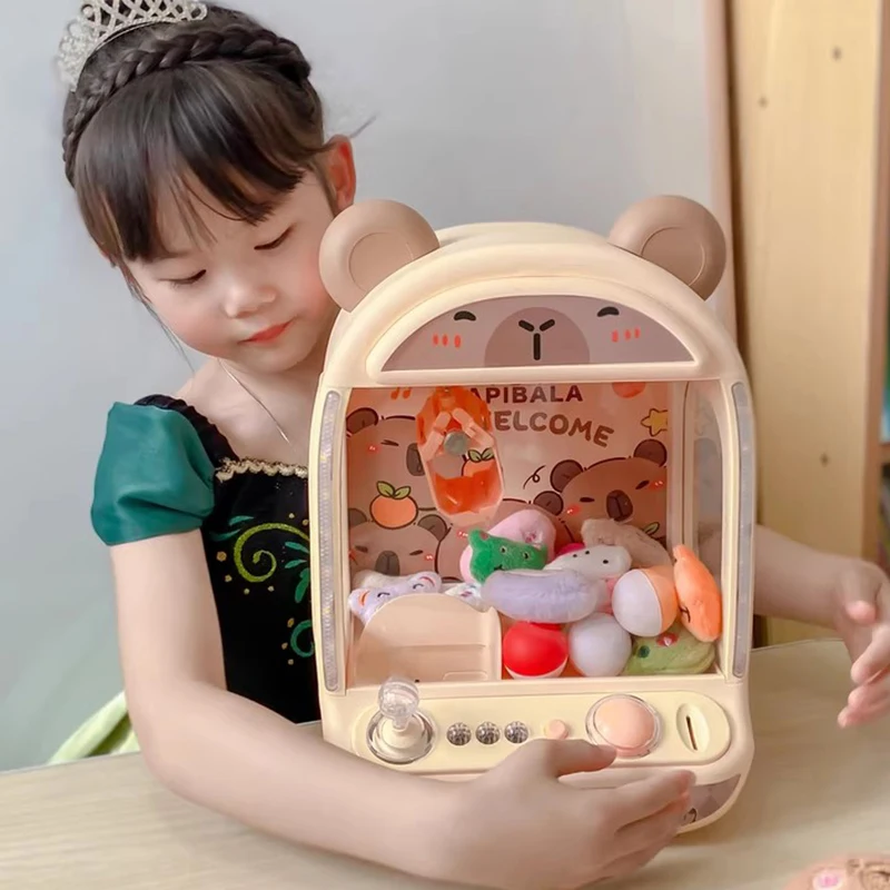 لتقوم بها بنفسك آلة دمية للأطفال عملة تعمل لعب لعبة صغيرة مخلب الصيد لعبة رافعة آلات الموسيقى دمية الأطفال هدايا عيد الميلاد اللعب