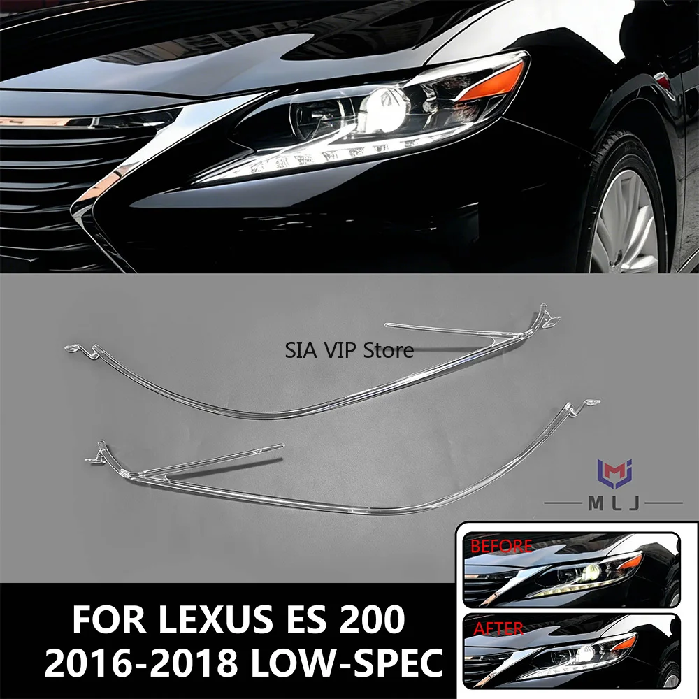

For Lexus ES300 ES200 2016-2018 Acrylic Tube Headlamp Light Guide DRL Car Headlight Light Guide Strip Tube Angel Eye LOW-SPEC