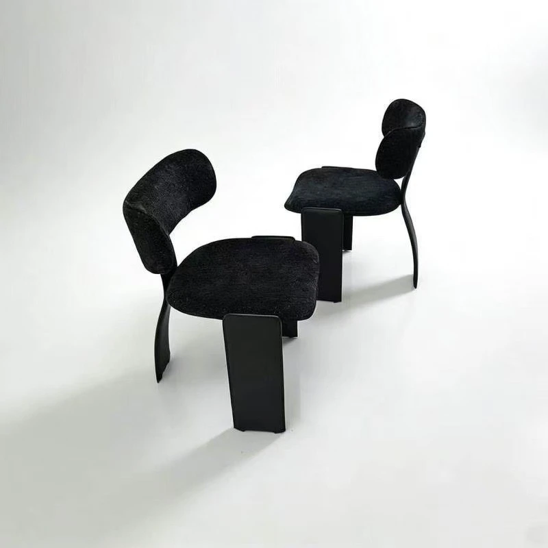 Dining Chair Saddle Leather Home Living Room Chair Desk Meeting Chair