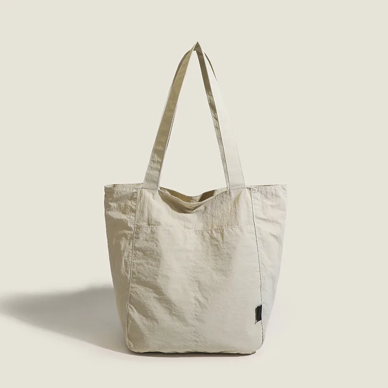 

Japanese style waterproof nylon casual Shoulder bag for women niche design large-capacity canvas commuter tote bag