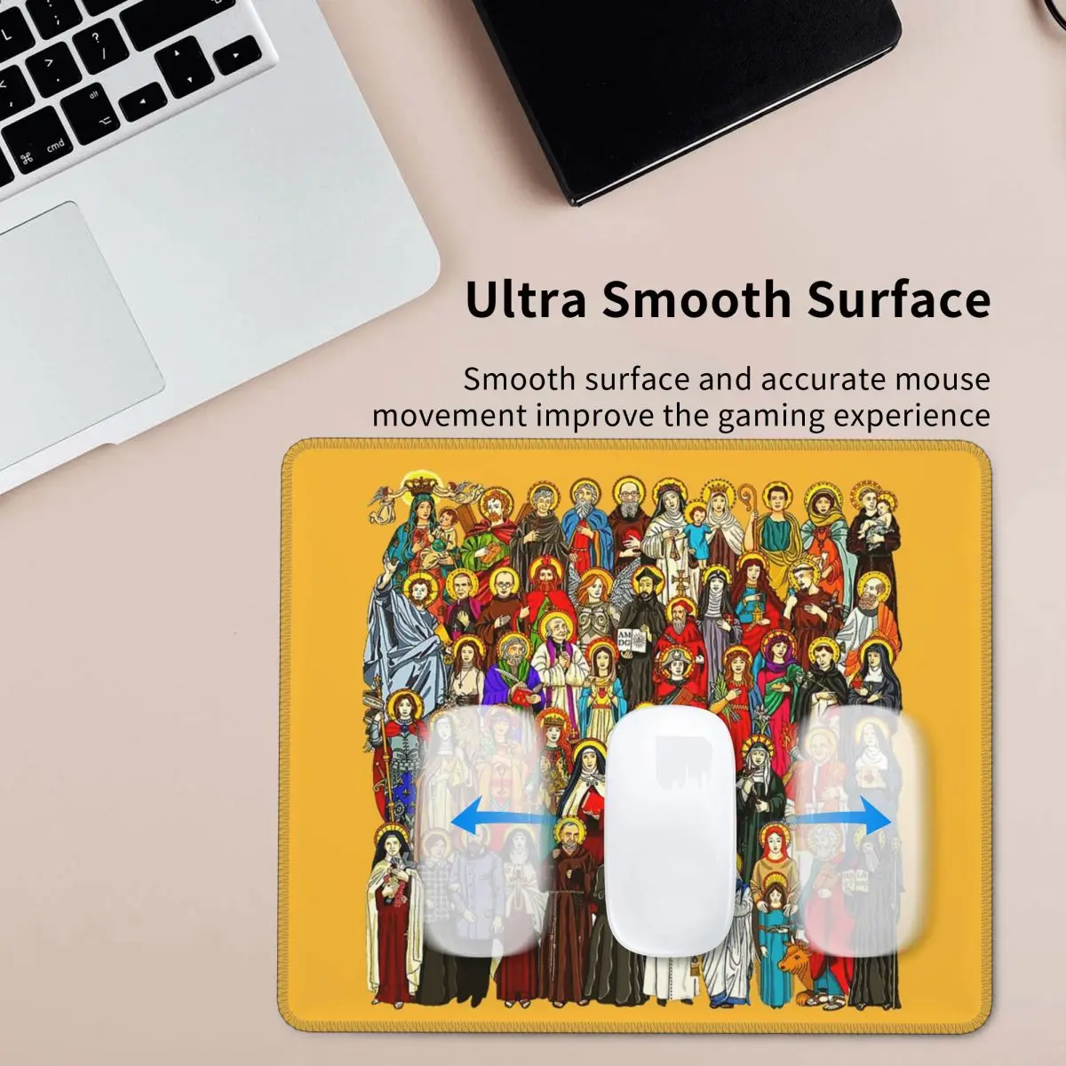 

Saints, All Saints, Catholic Saints Коврик для мыши Компьютерная клавиатура Коврик для мыши Геймер ПК Ноутбук Настольный коврик Офисные аксессуары Настольные коврики