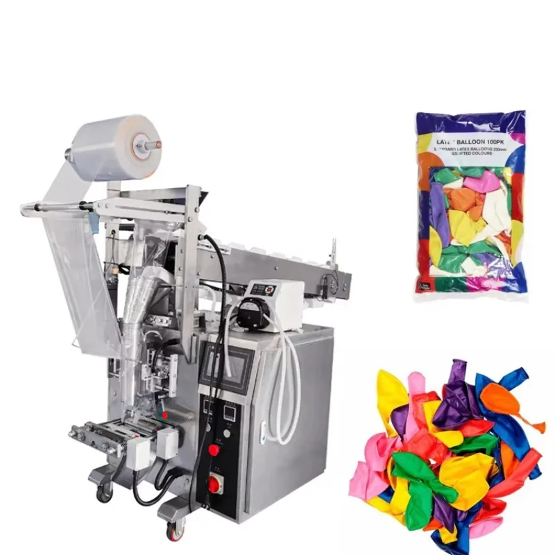 Vertical Automatic Party Balloon Packing Machine Birthday Balloons Packing Machinery