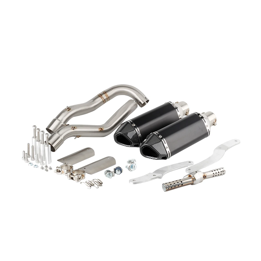 

Firestorm VTR1000 мотоцикл для Honda VTR 1000 1997-2006 VTR1000F Escape выхлопной глушитель с высоким уровнем среднего звена трубы без шнуровки