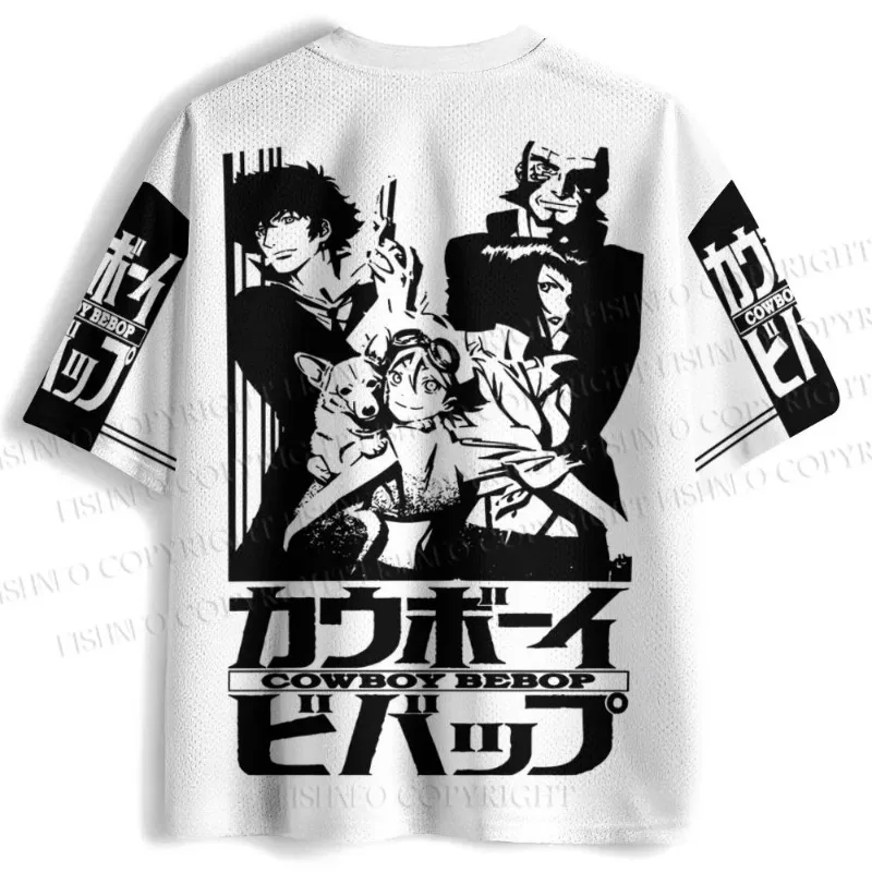 

Anime Cowboy Bebop 3D Print T-shirt Spike Spiegel & Crew Graphic Tees Streetwear Casual Harajuku Tops Summer Unisex Jersey Tee