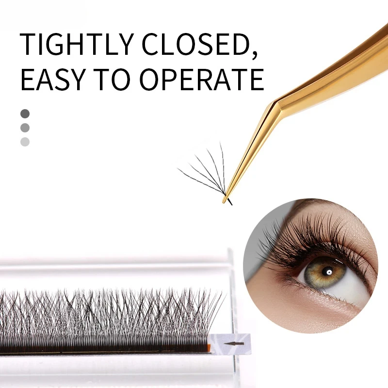 1 個まつげピンセットステンレス鋼まつげエクステンションメイクアップツールネイルアートアクセサリーラインストーンピッカーツール
