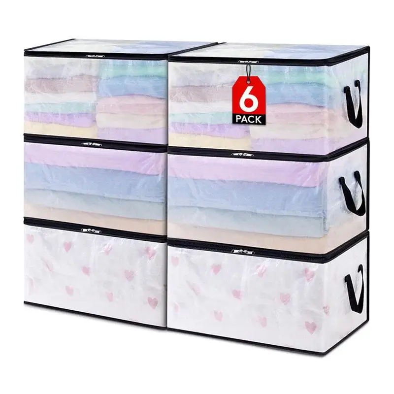 大容量pvc収納バッグ-防水移動バッグ-衣類や布団用-家庭用収納バッグ-非圧縮タイプ-寝室用